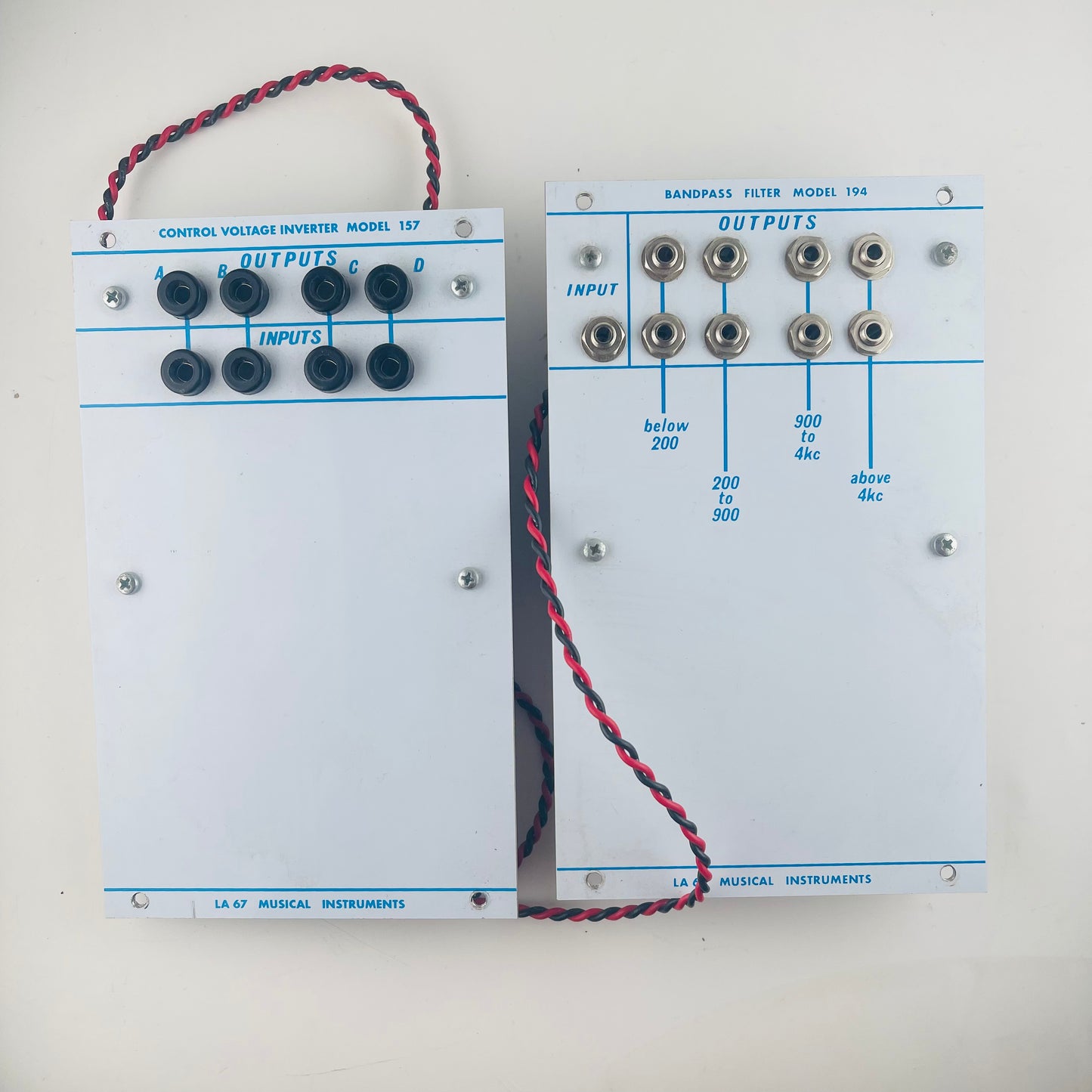 Control Voltage Inverter Model 157 + Bandpass Filter Model 194