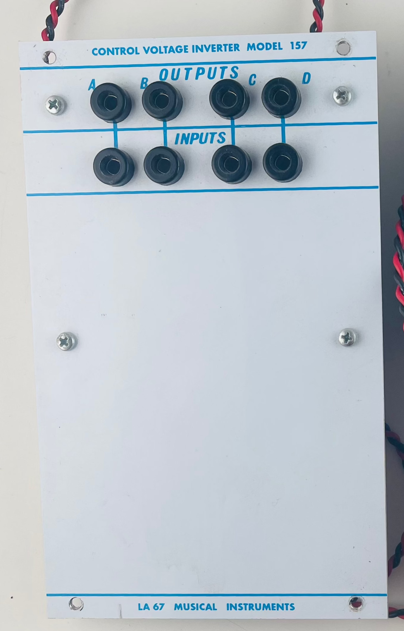 Control Voltage Inverter Model 157 + Bandpass Filter Model 194