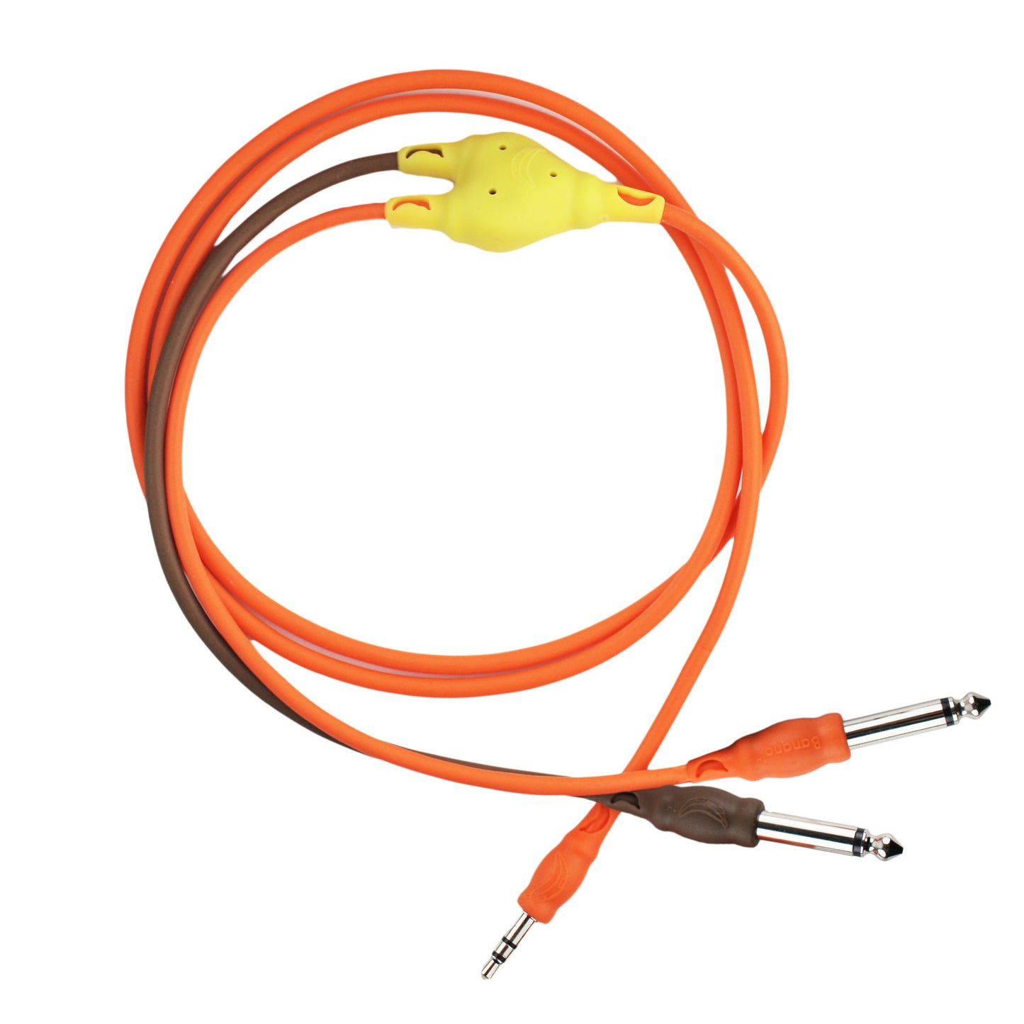 3.5mm stereo to 2x 6.3mm Mono Y Adapter Cable