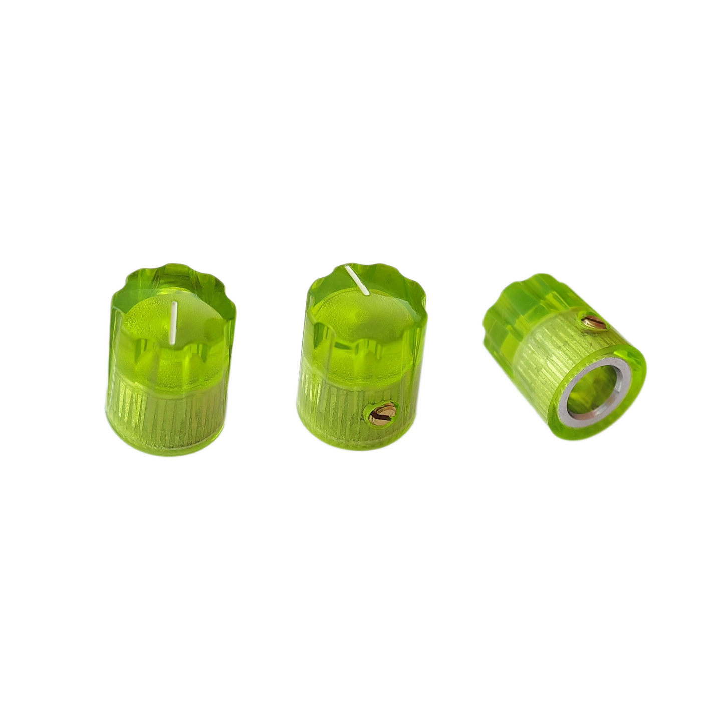 Clear Green Knob