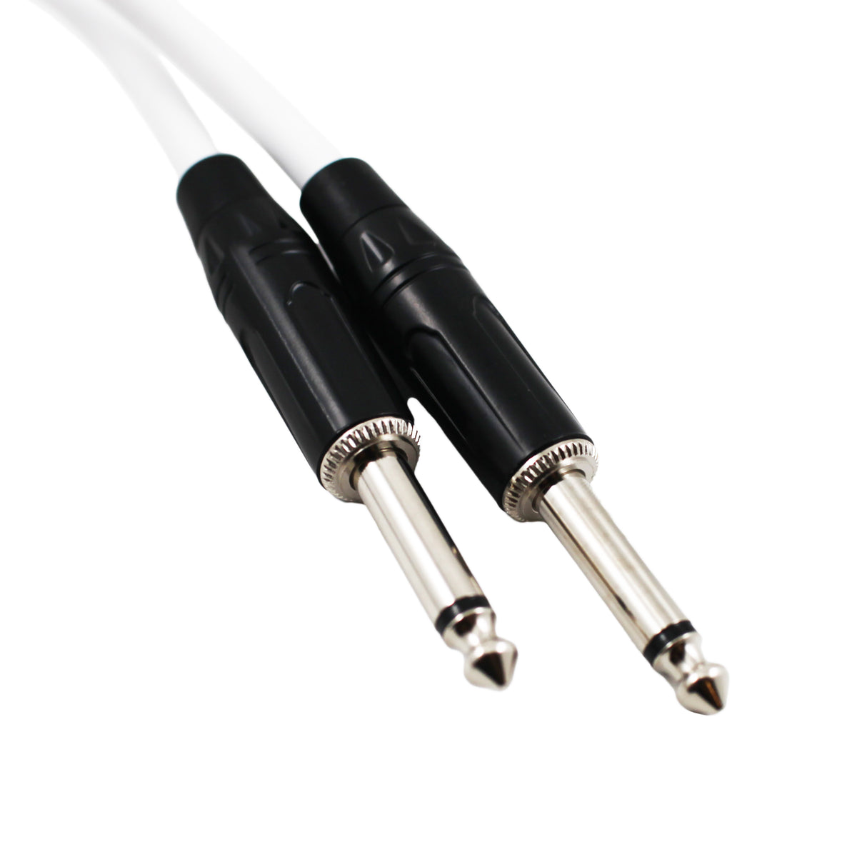 White Jack to Jack Instrument Cable