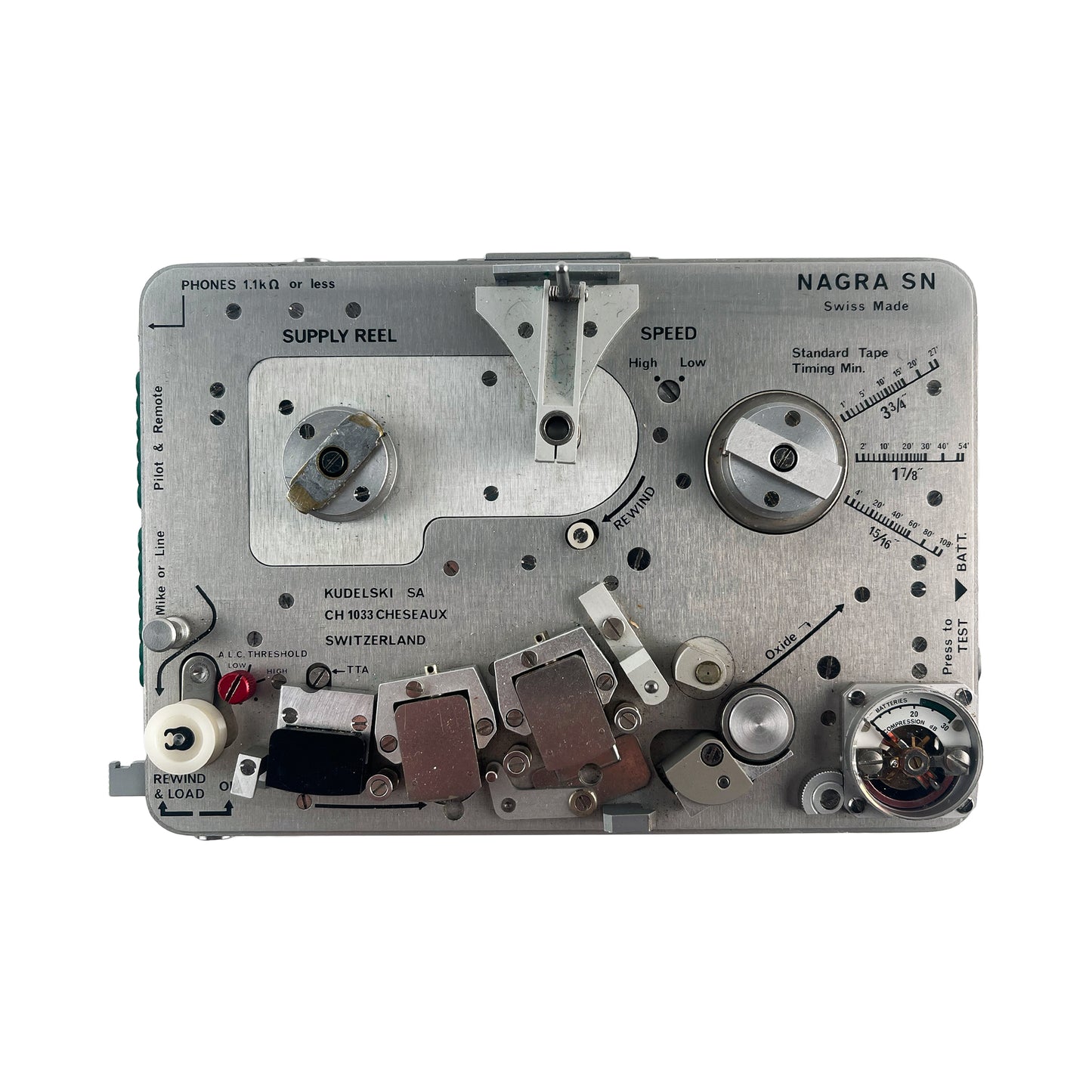 Nagra SNN w/ Nagrastatic, SMR, Tapes, Case