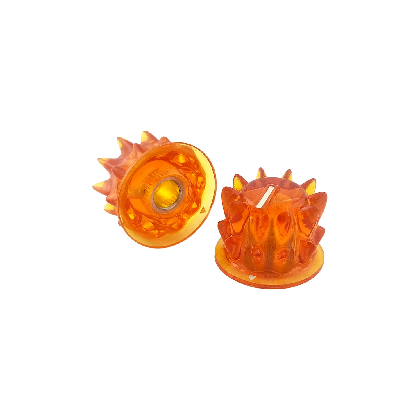 Clear Orange Mass Knob