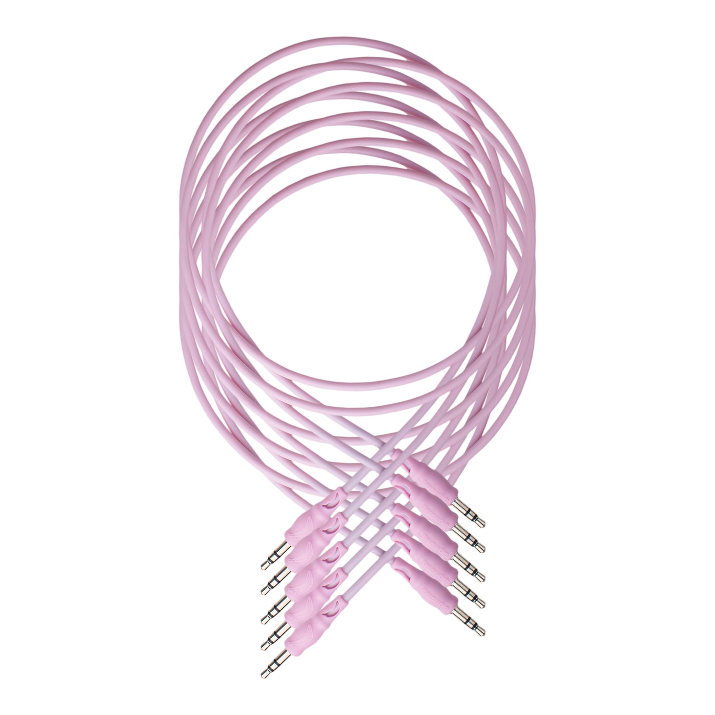 Eurorack+ Stereo Patch Cable Strawberry Milkshake (75cm)