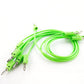 Banana Patch Cables 40 cm Lime Green