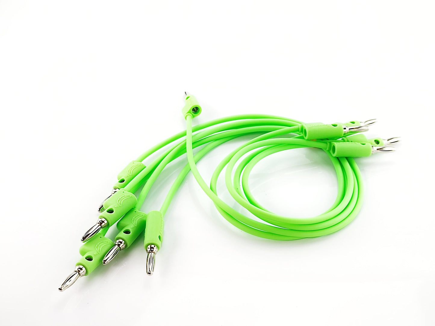Banana Patch Cables 40 cm Lime Green