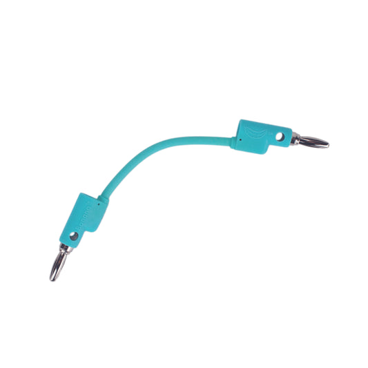 Banana Patch Cable 7cm Sky Blue