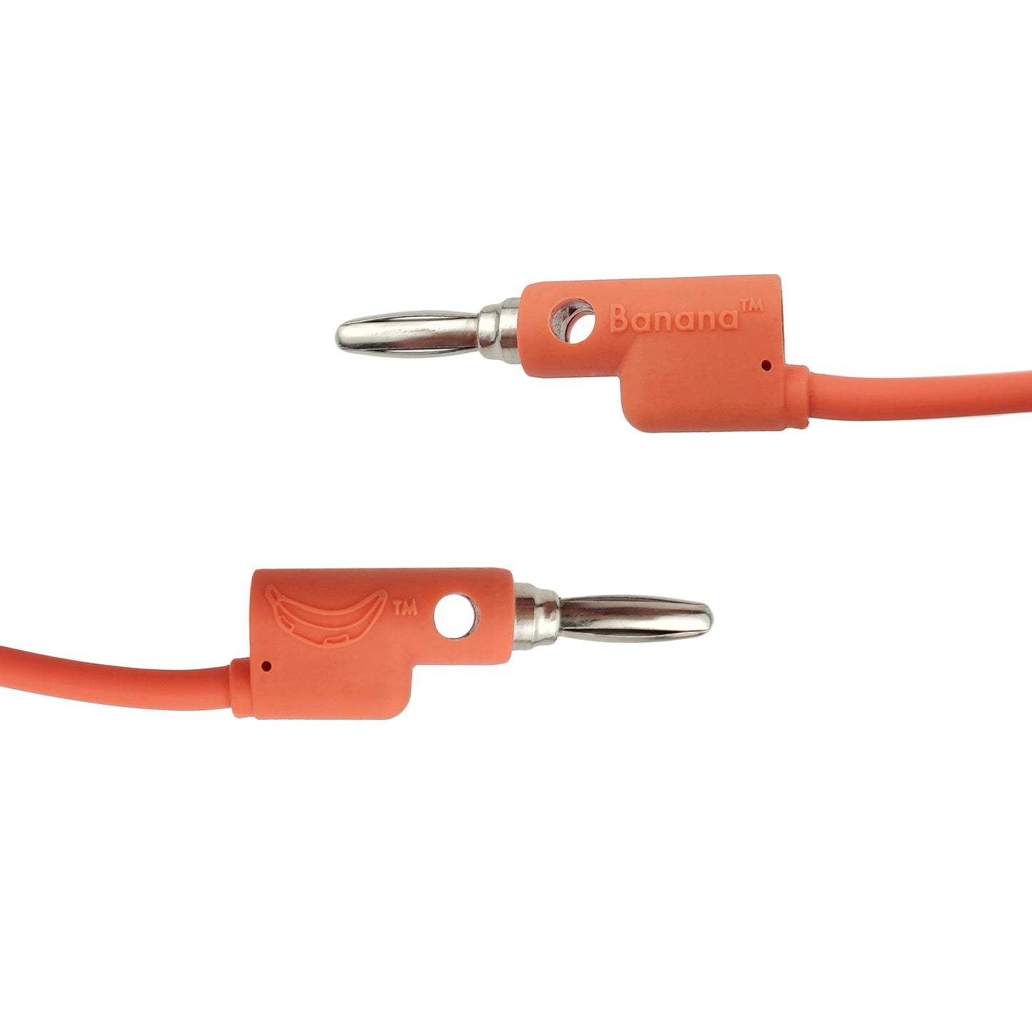 Banana Patch Cables 30cm Orange