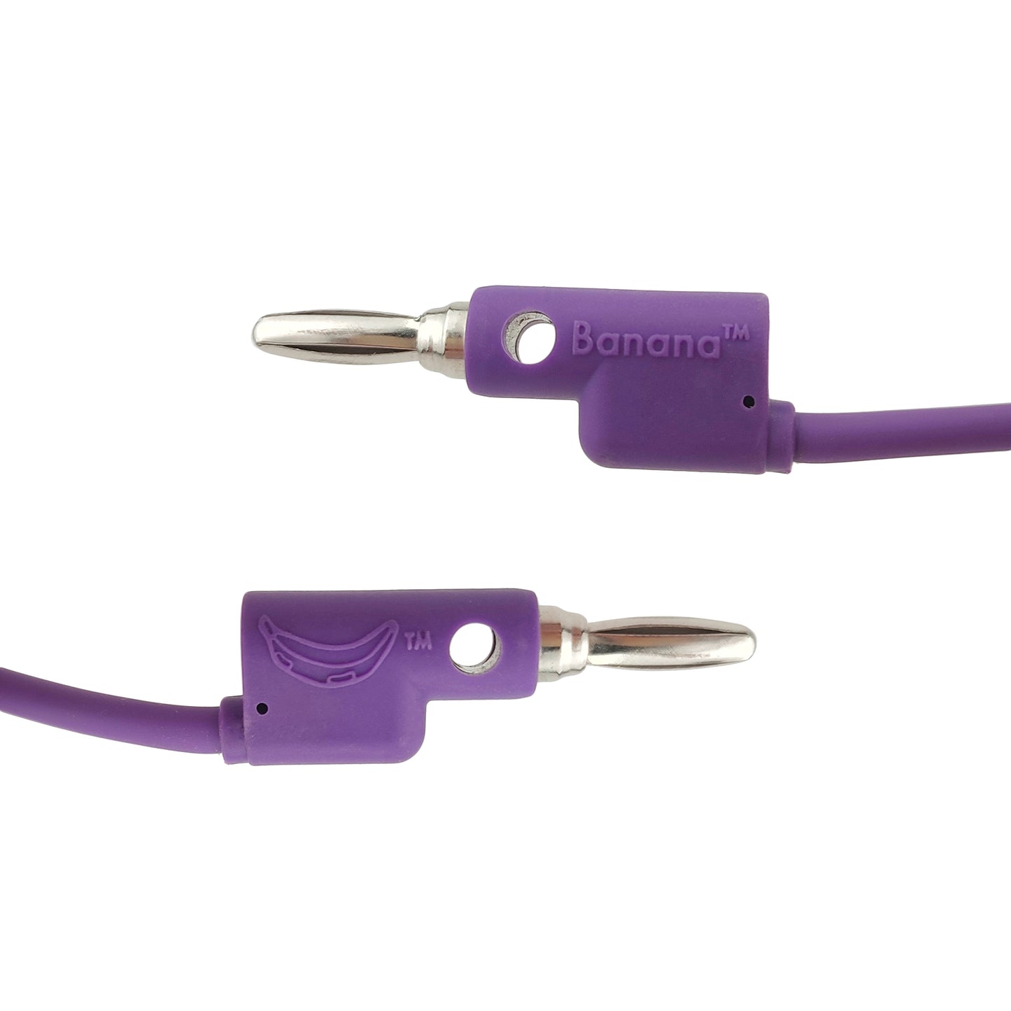 Banana Patch Cables 50 cm Purple