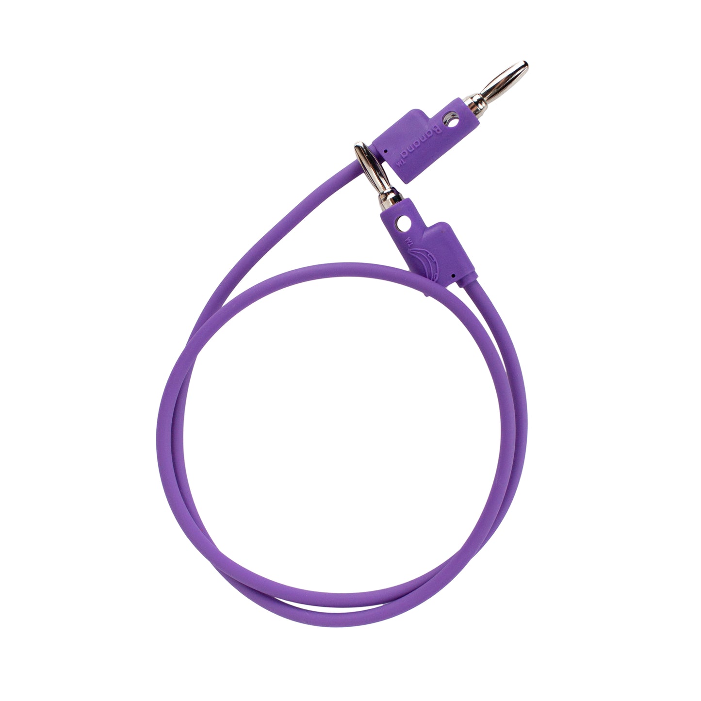 Banana Patch Cables 50 cm Purple