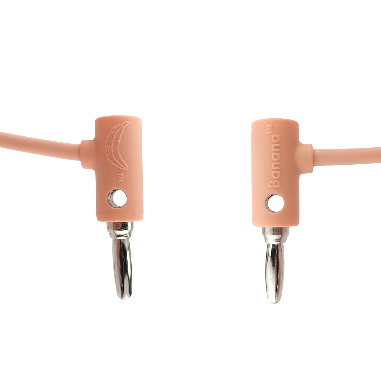 Banana Patch Cables 35 cm Peach