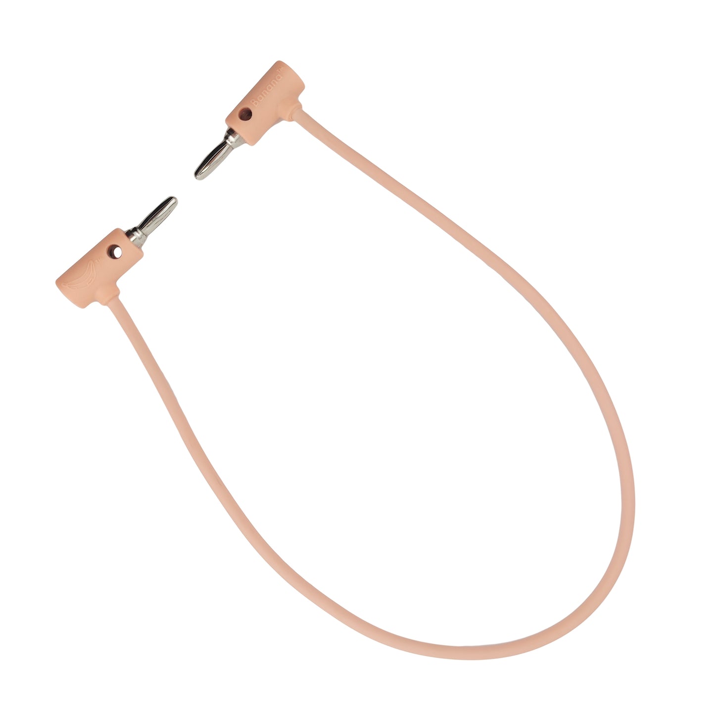 Banana Patch Cables 35 cm Peach