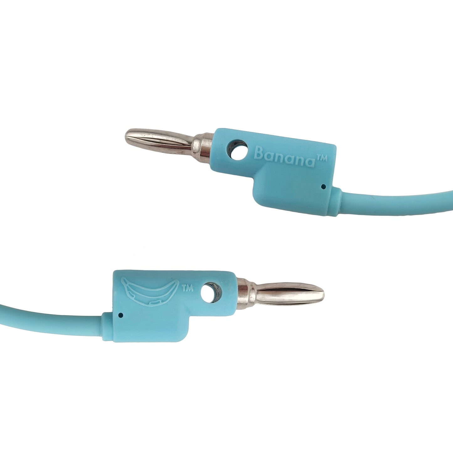 Banana Patch Cable 7cm Sky Blue