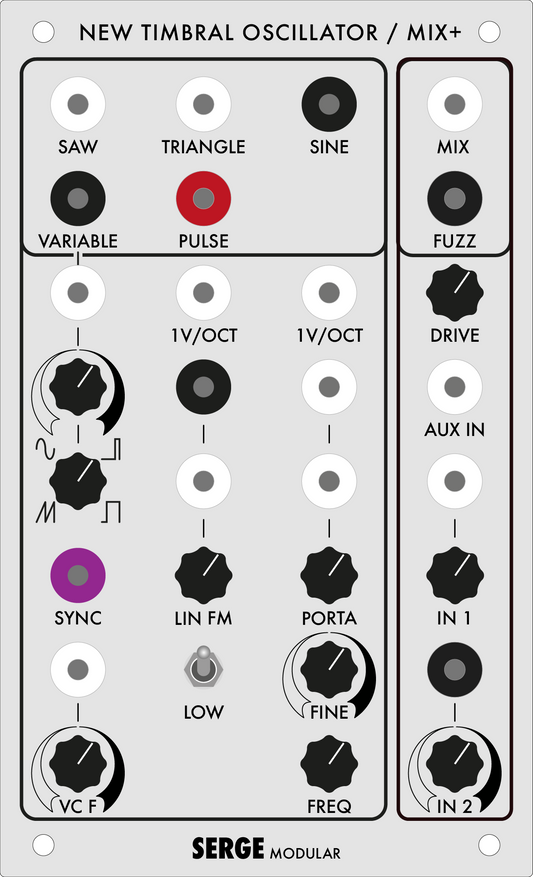 New Timbral Oscillator NTO / Mixer+