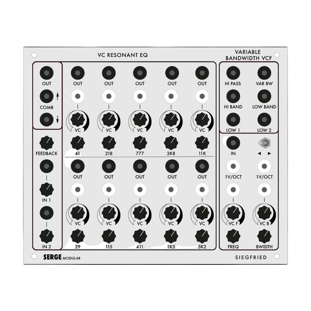 Siegfried - VC Resonant EQ / Variable Bandwidth Filter