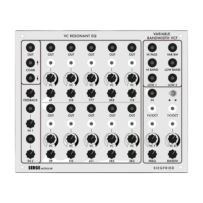 Siegfried - VC Resonant EQ / Variable Bandwidth Filter