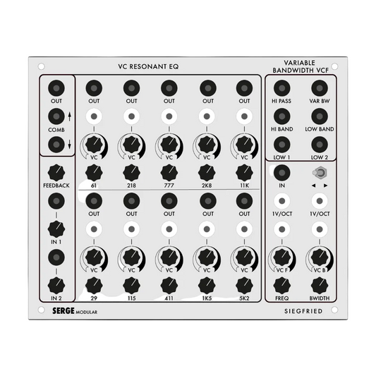 Siegfried - VC Resonant EQ / Variable Bandwidth Filter