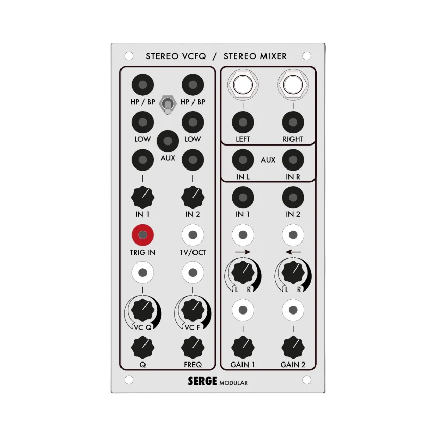 Stereo Duo - Stereo Variable Q Filter / Stereo Mixer