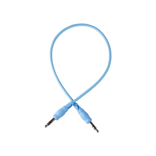 Eurorack+ Stereo Patch Cable Light Blue (25cm)