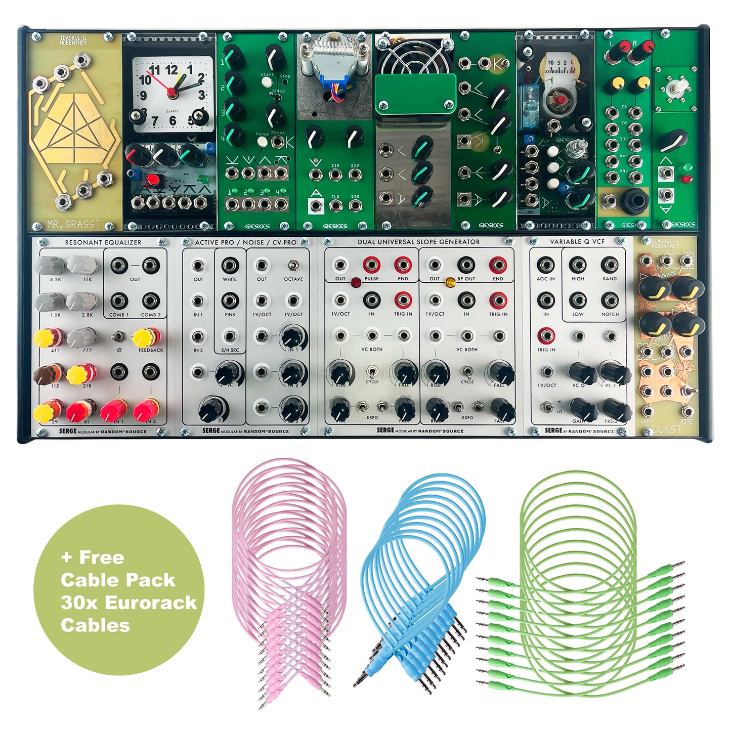 Clinical Chaos - Full System - Gieskes + Serge Modular + Ieaskul F. Mobenthey