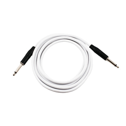 White Jack to Jack Instrument Cable