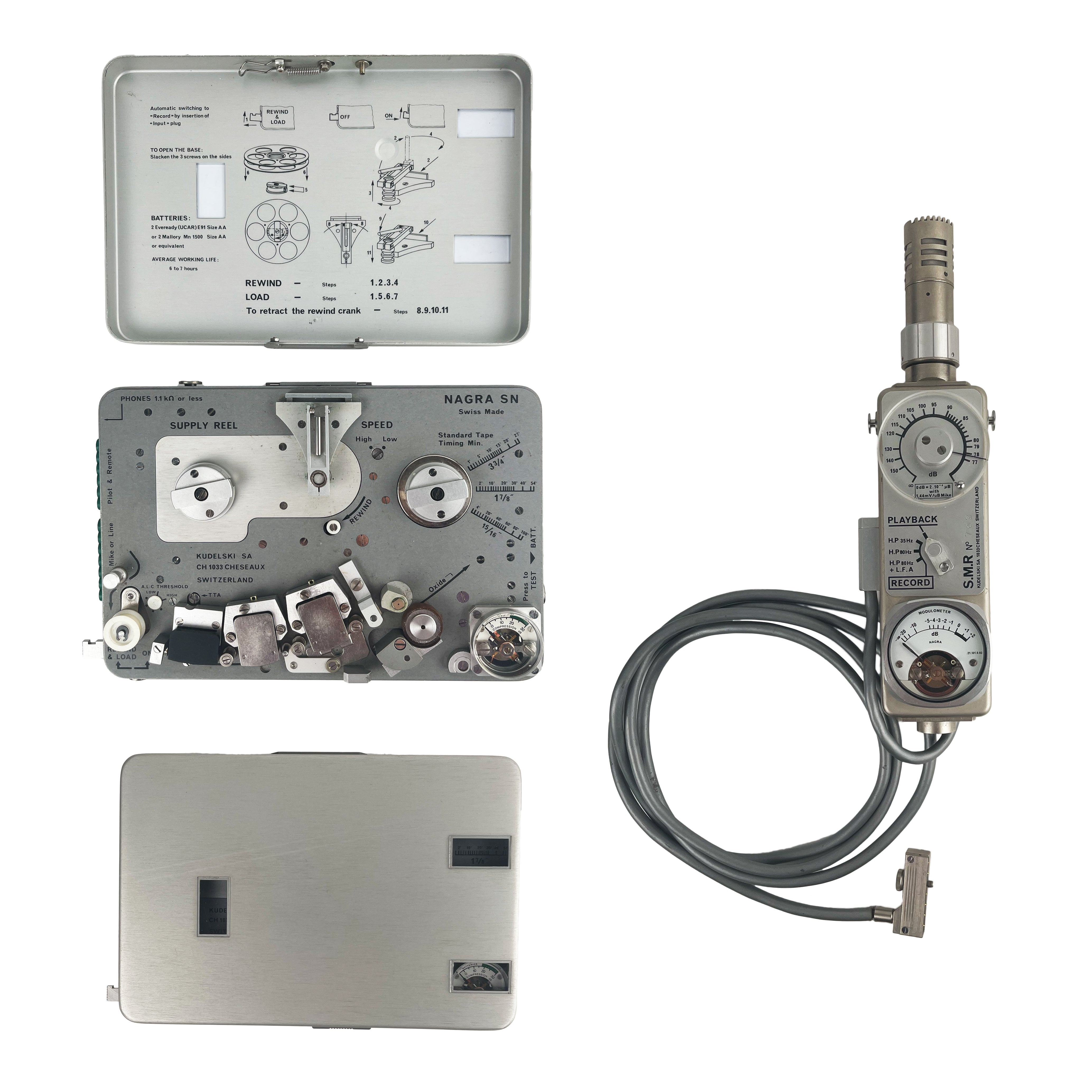 Nagra SNN w/ Nagrastatic, SMR, Tapes, Case – Patch Point