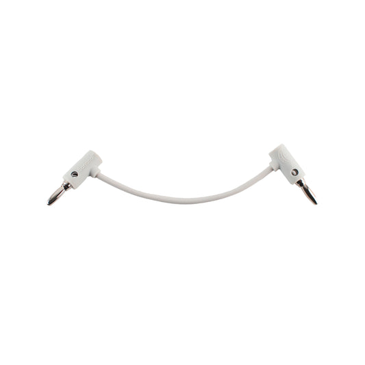 Banana Patch Cables 10cm Bone