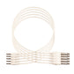 Stereo 3.5mm to Mono 6.35mm Mixer Cable White (50cm)
