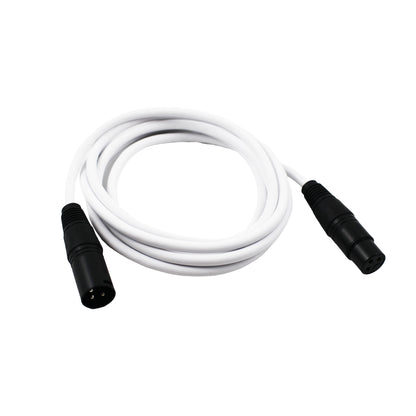 White XLR Microphone Cable