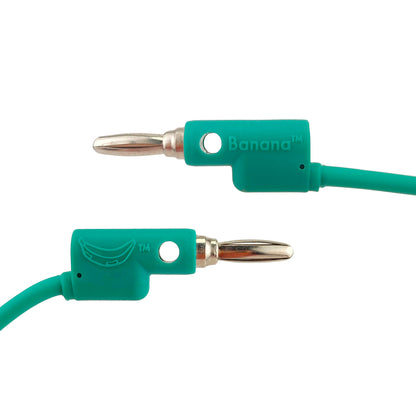 Banana Patch Cables 15cm Aqua